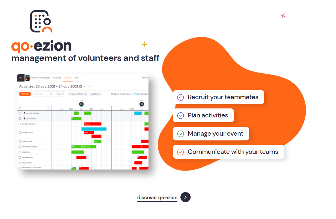 Qoezion screenshot: presentation