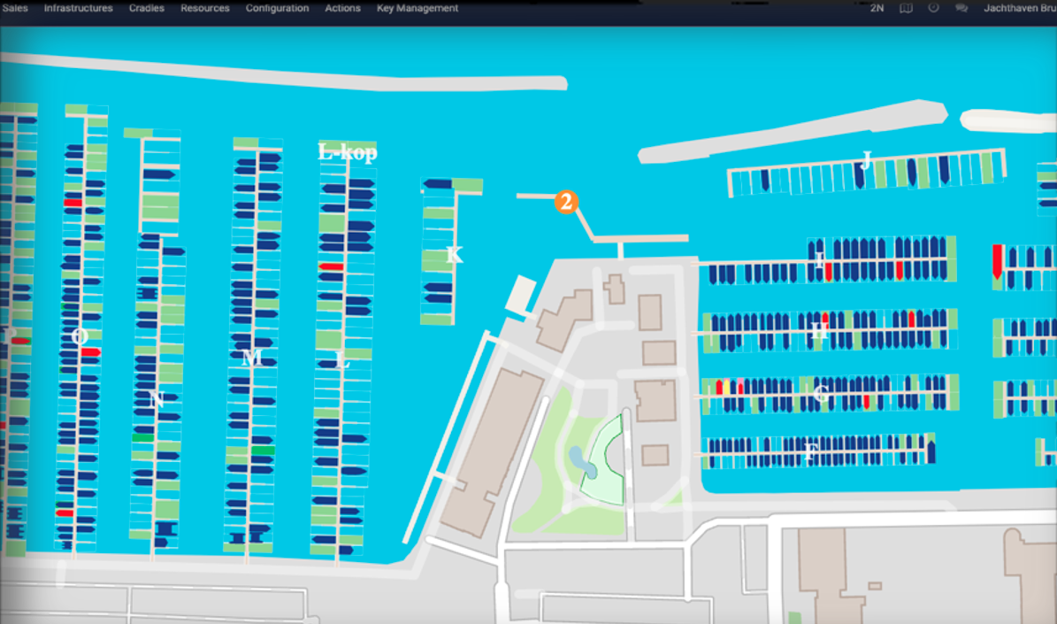 YouNav Software - Interactive maps gives you intuitive outlook of your operations status