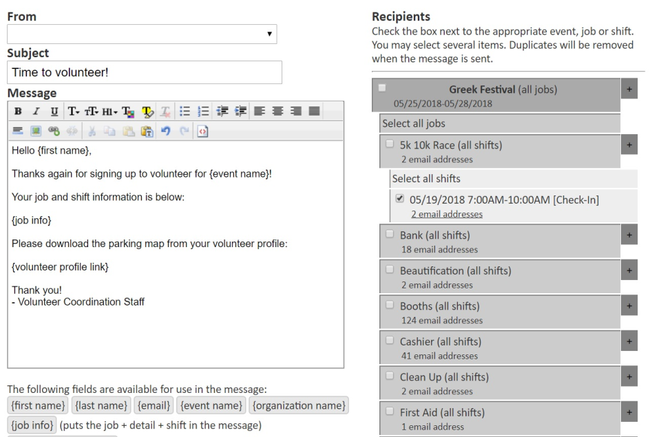 VolunteerLocal Software - 2