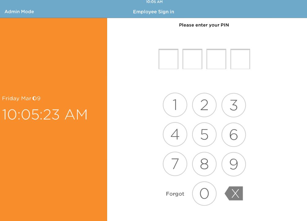 ezClocker Software - ezClocker employee sign in
