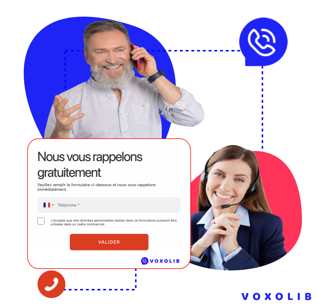 Web Callback screenshot: Web Callback on desktop or mobile