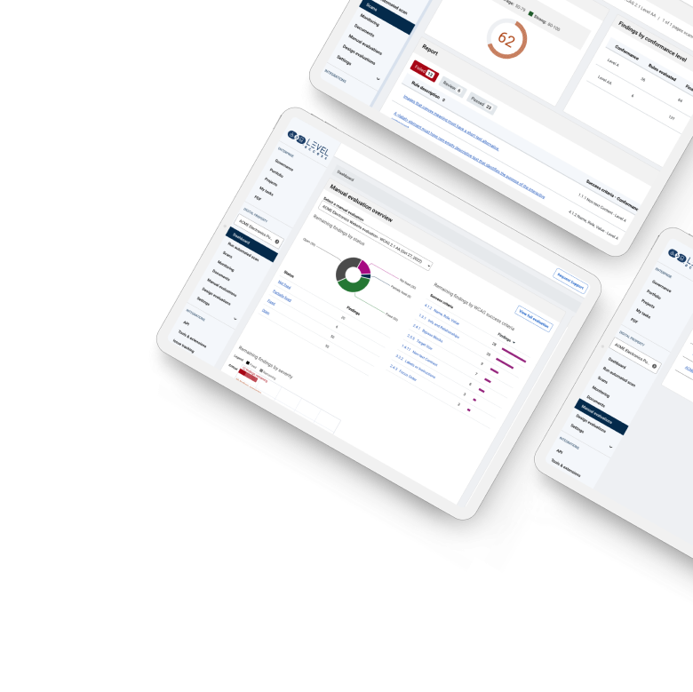Level Access Platform Software - From designers to developers to UX, from ADA to WCAG—our combination of the most advanced platform and the most experienced team will help you get and stay compliant.
