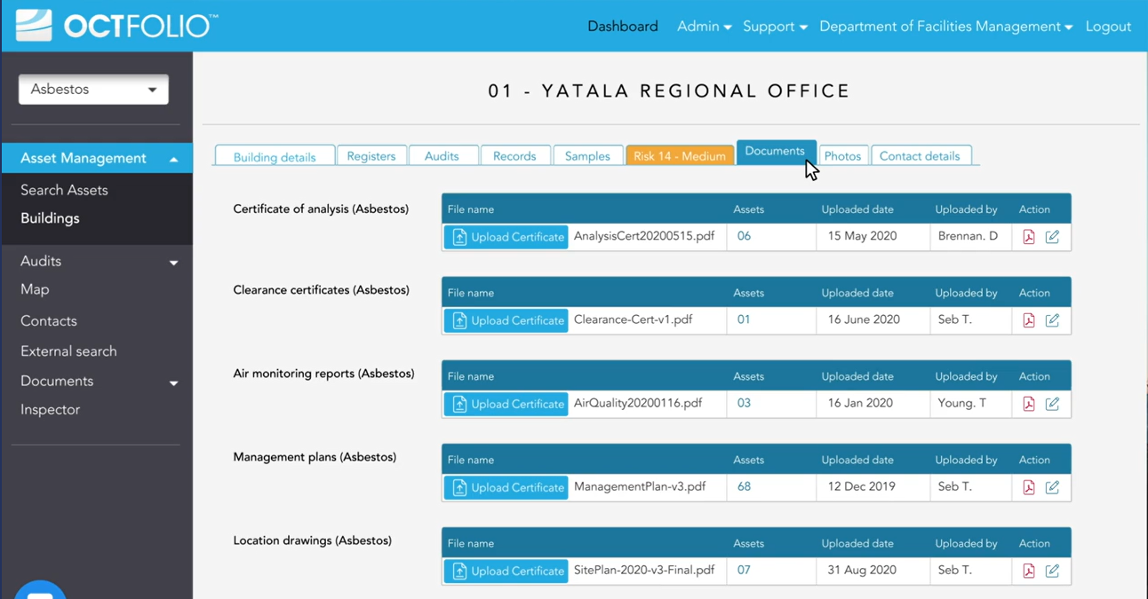 Octfolio Software - Octfolio documents