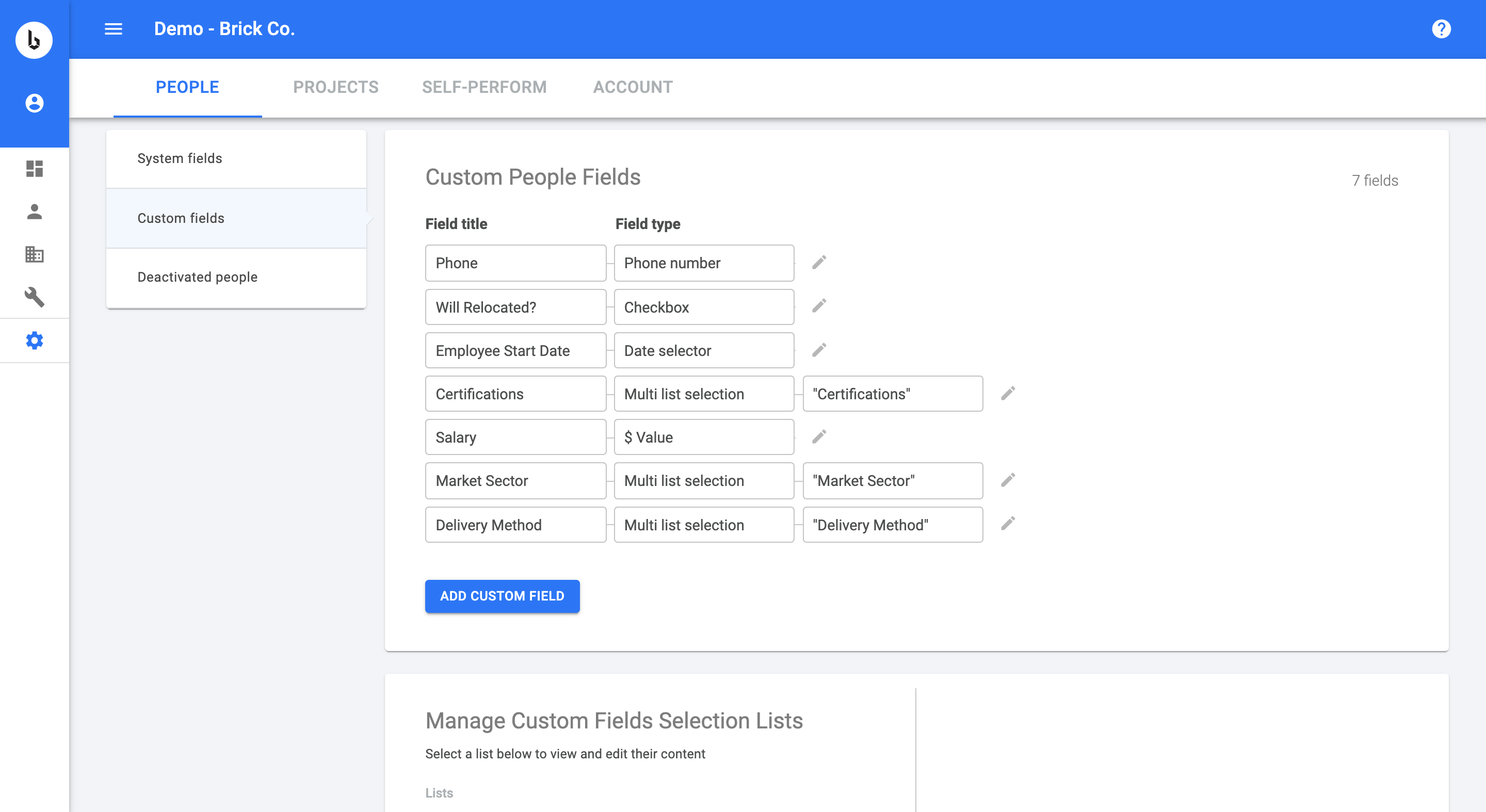 Custom permissions: Establish controlled transparency with out-of-the-box or custom permission groups.