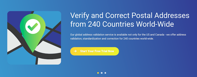 Address Validator screenshot: Worldwide Address Validation