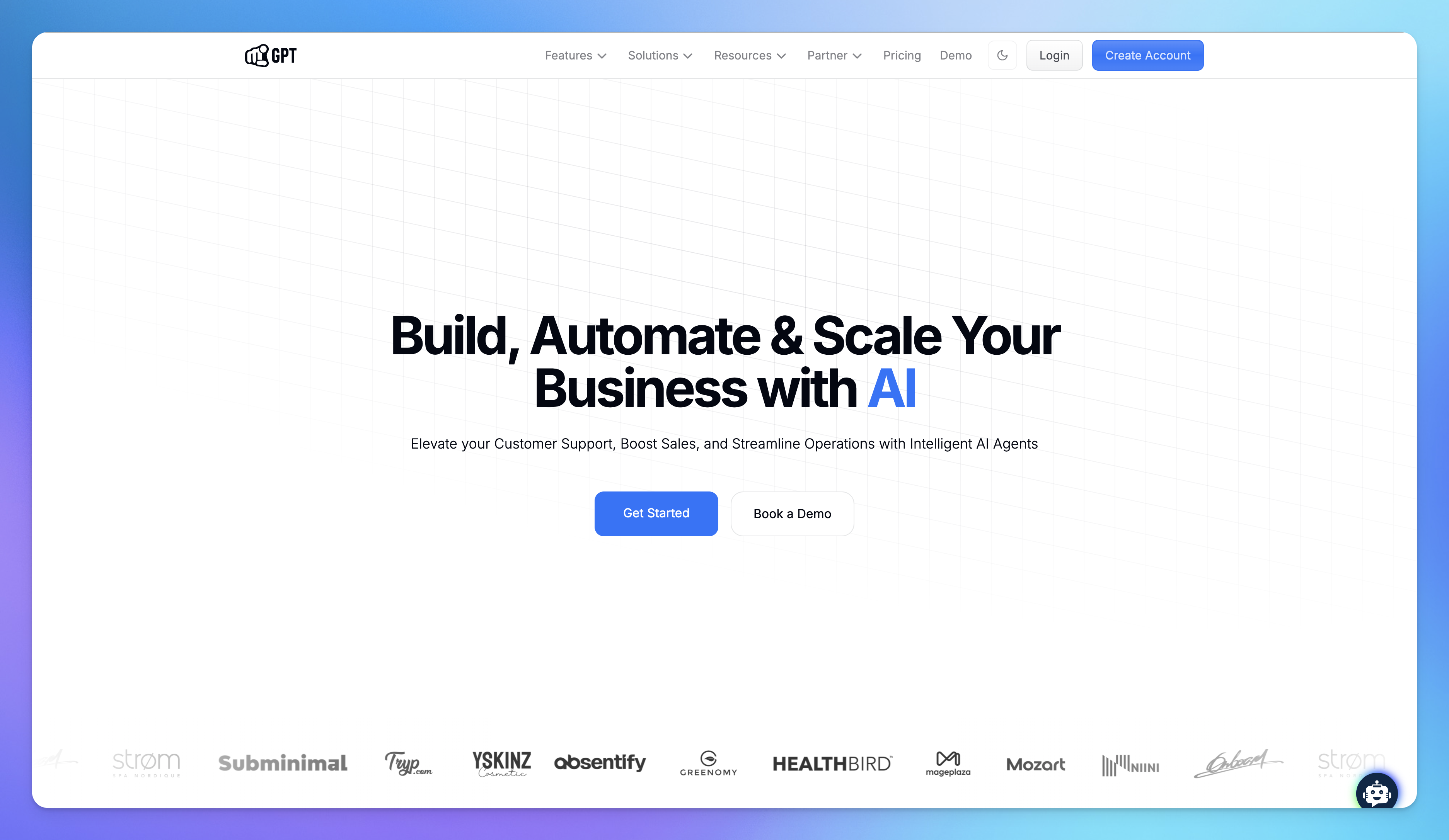 YourGPT Chatbot screenshot: YourGPT Website
