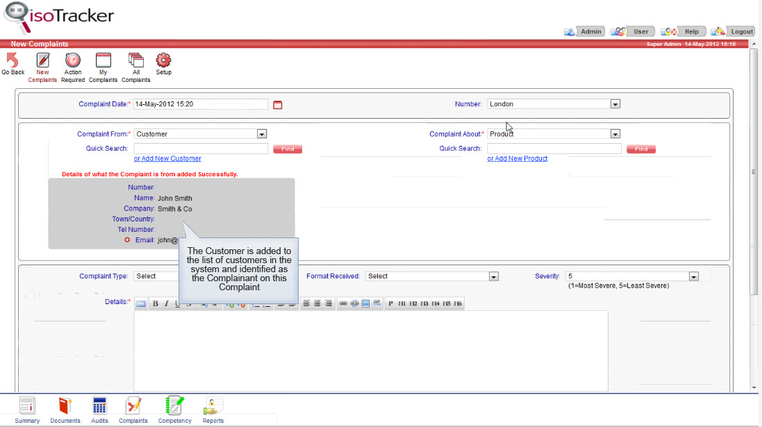 isoTracker QMS Software - 3
