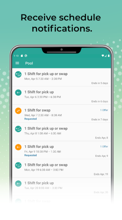 Keep everyone on the same page with notifications and reminders