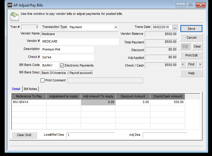 Denali Fund Software - Enter and pay vendor bills, or set up recurring bills with the accounts payable (AP) module