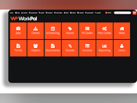 WorkPal Software - Desktop Homescreen - Customise to suit your operations