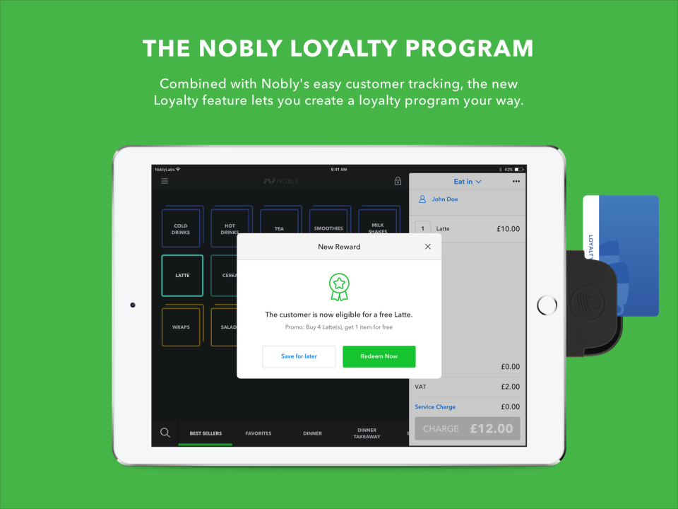 Reward loyal customers with the Nobly rewards scheme feature