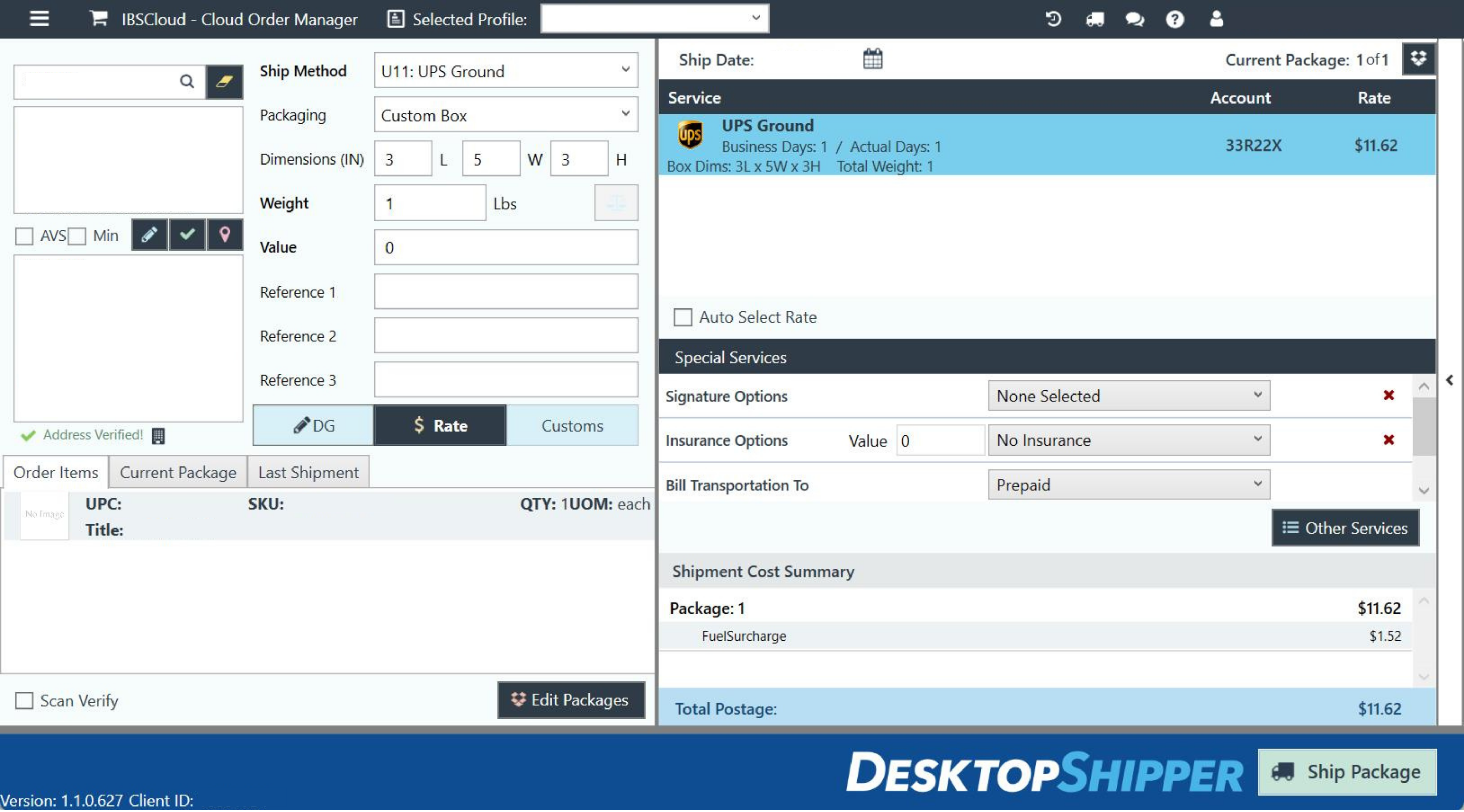 DSX is DesktopShipper's app for workstation-based shipping. Simplify your shipping process and enjoy the flexibility and customizability that DSX has to offer. With direct database connectivity, it streamlines packing, shipping, and printing tasks.