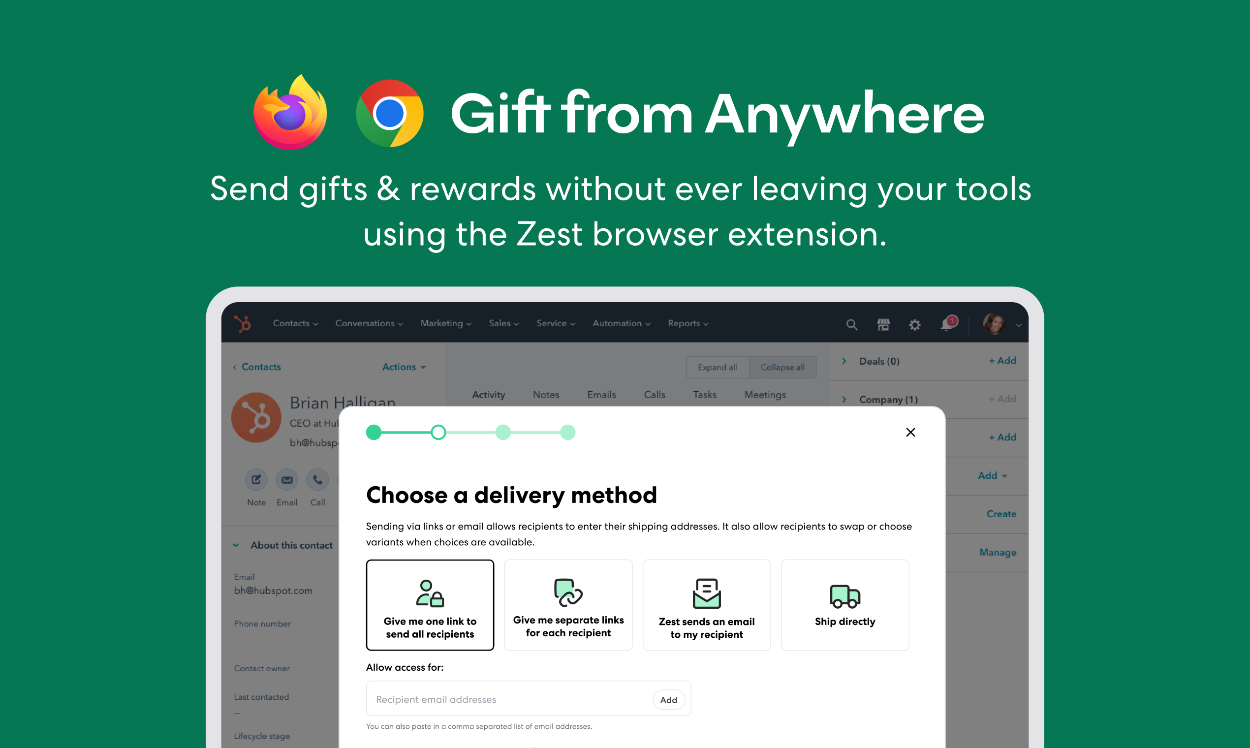 Zest - Gift from anywhere