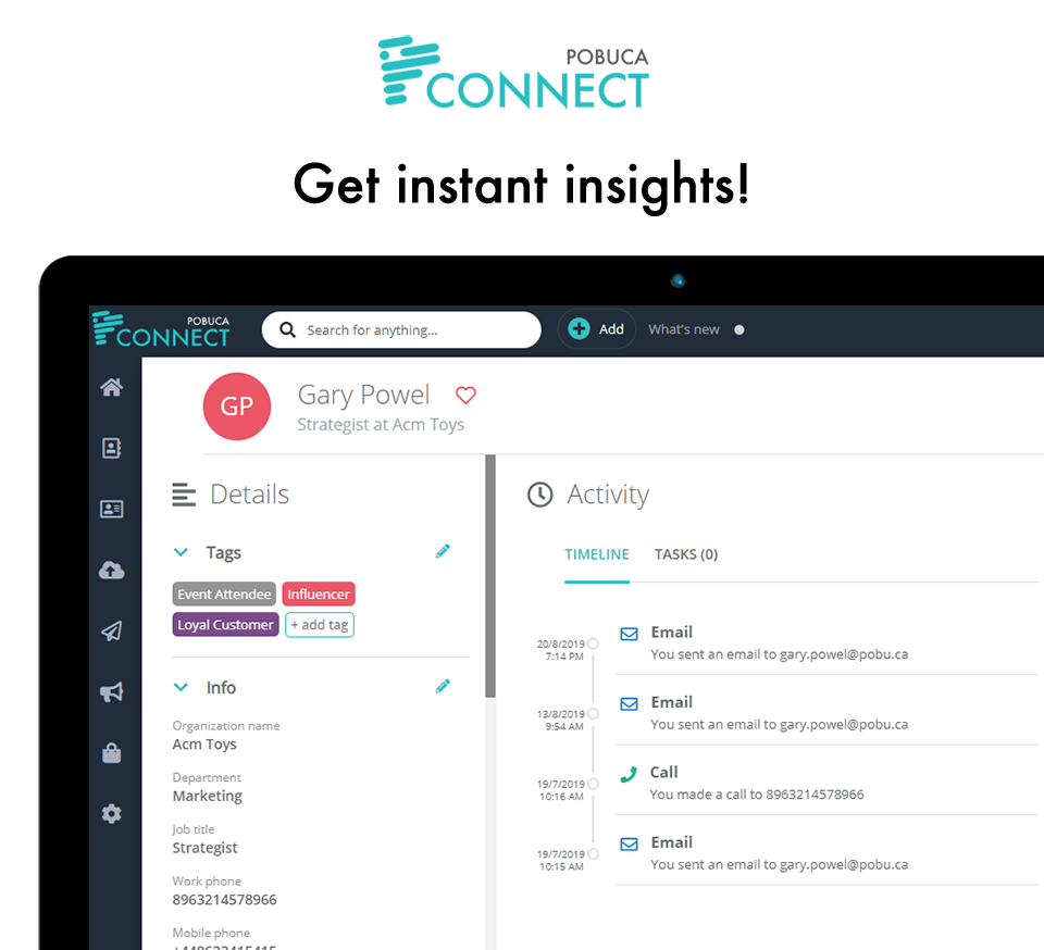Pobuca Connect Software - 4