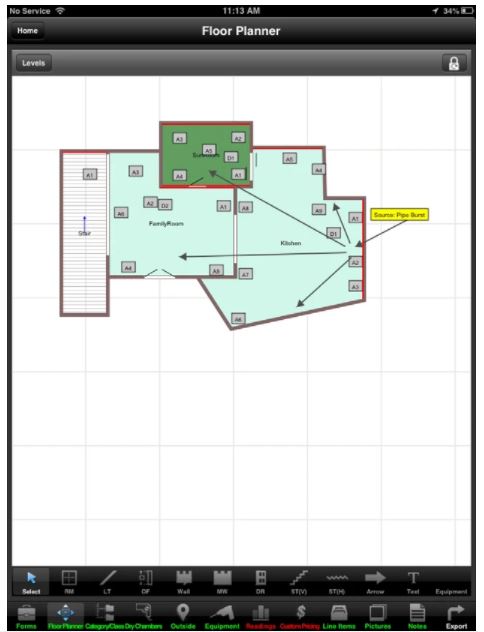 MICA floor plan