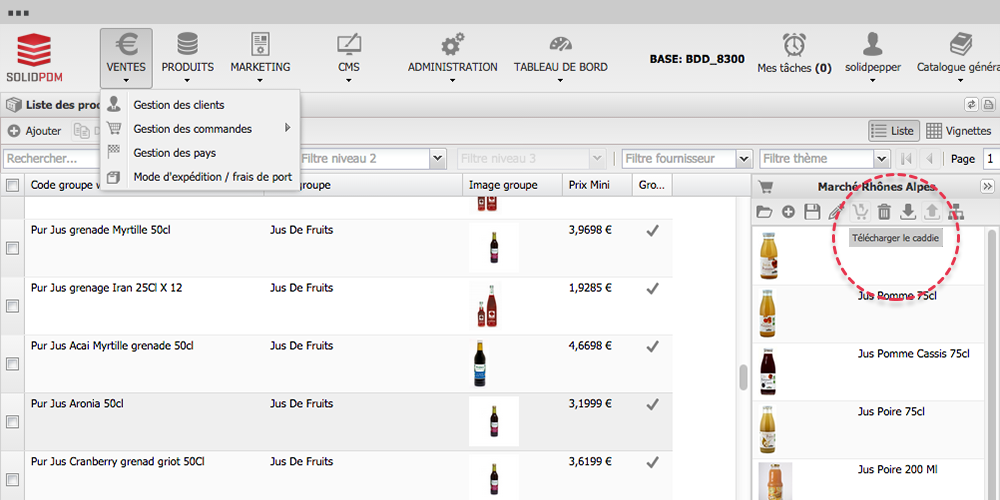 SolidPepper Software - Adapt and manage the product selection and prices to specific market by businesses, countries, and ranges