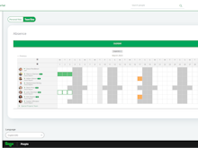 Sage People Software - Enable managers to get a complete view of who is in or out of the business at any time across a range of absence types with a team view calendar