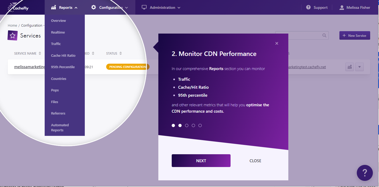 CacheFly Monitor Your CDN Performance