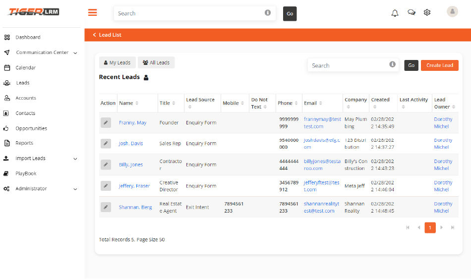 TigerLRM Software - 2