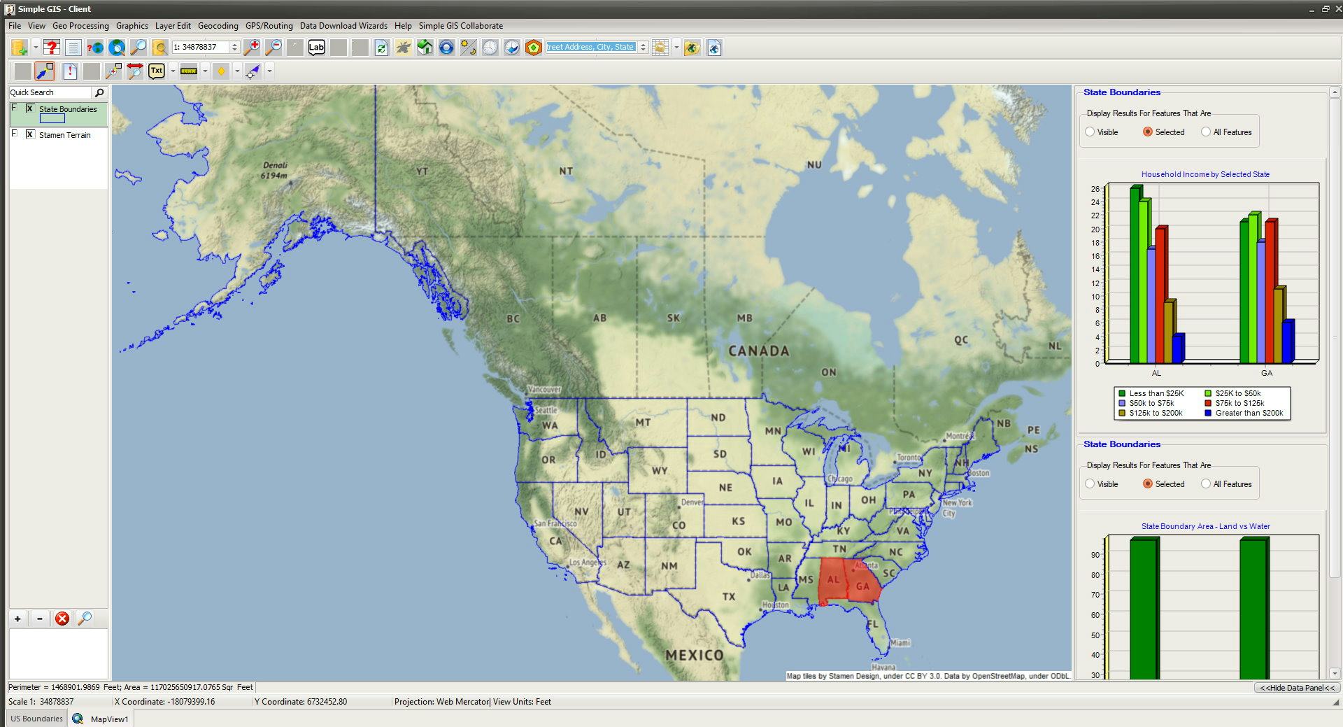 Simple GIS Client Software - New Data Explorer Tools Available in Version 13.1!  Visualize and compare your data to gain new insights.