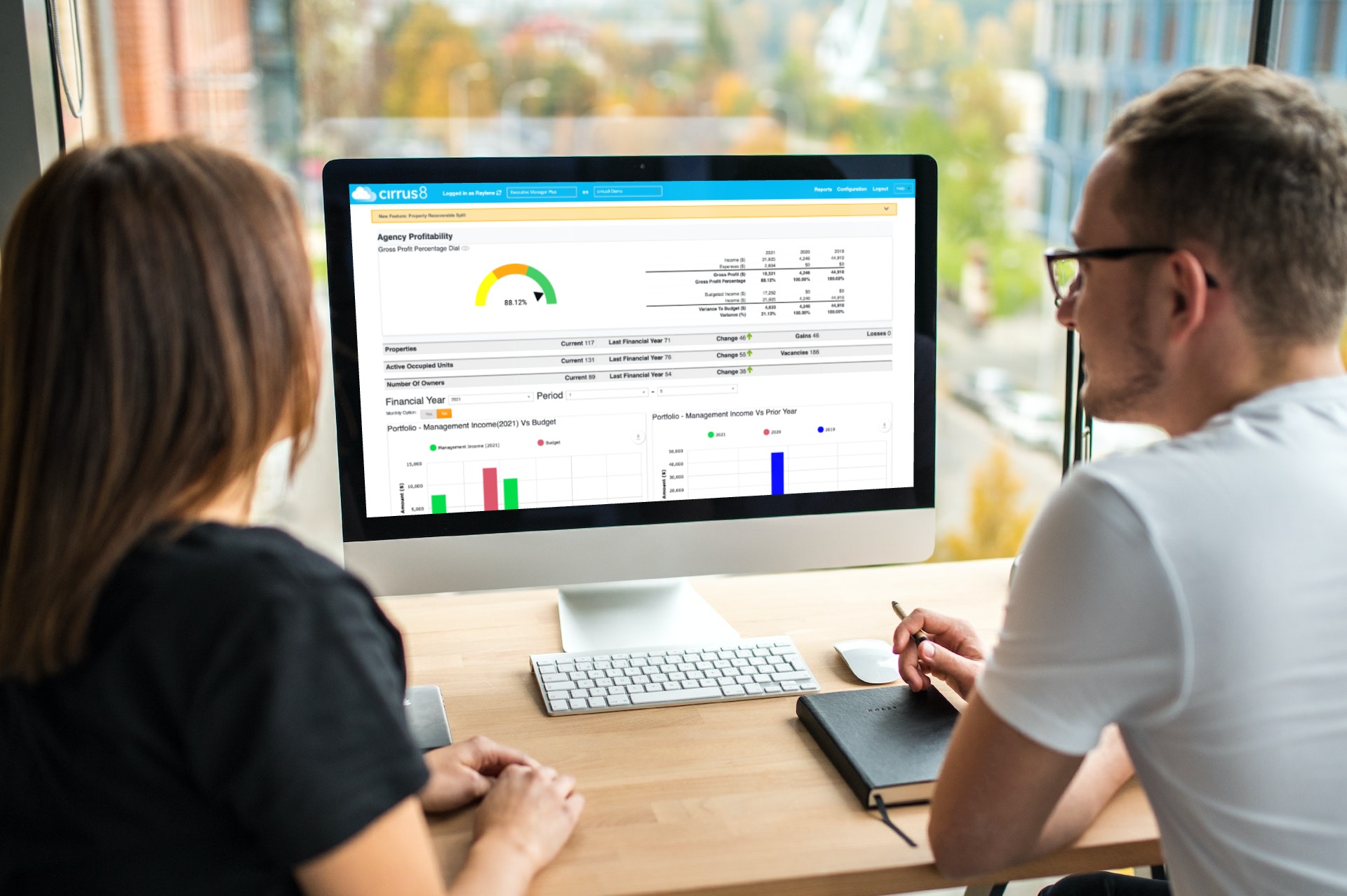 Unparalleled insight into your business’s profitability and cost management with an industry leading business analytics dashboard that captures and displays key business metrics in easy-to-understand graphs.