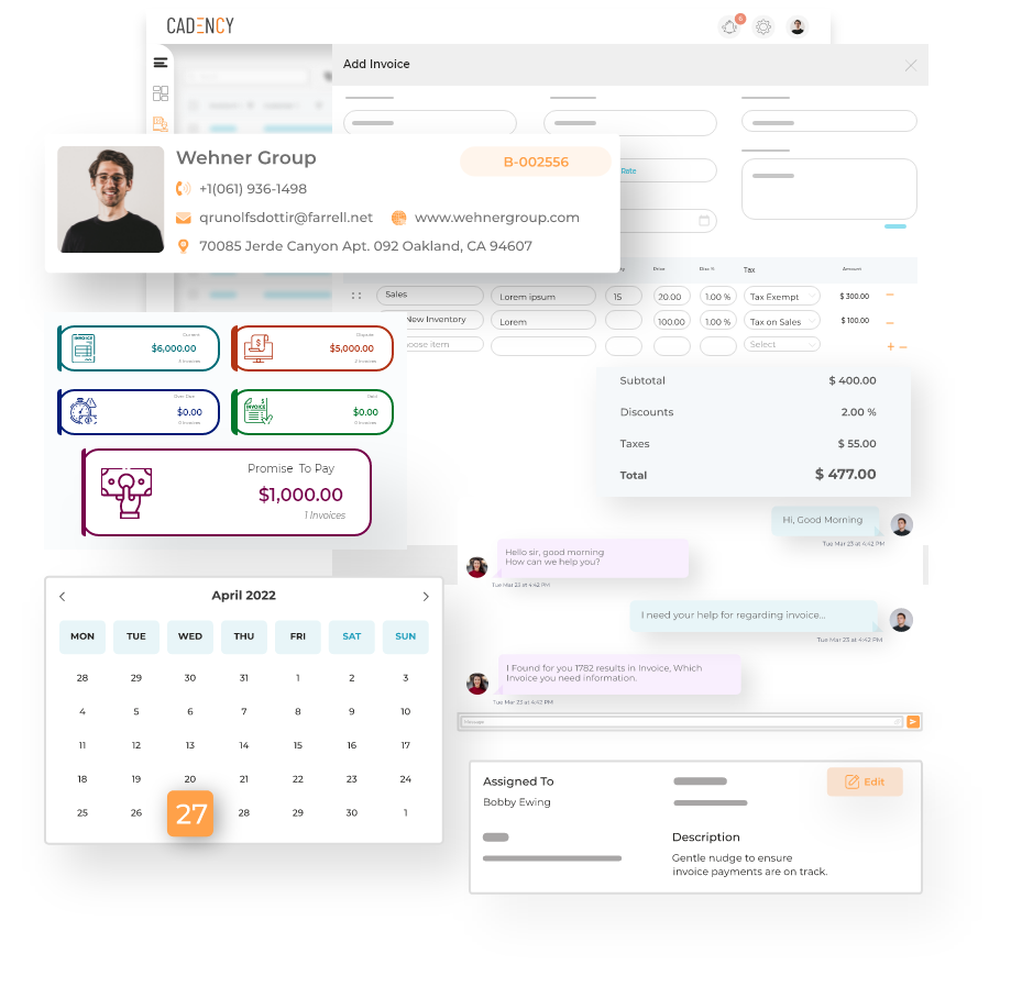 Complete Invoicing CRM -Deep Customer Insights -Assign and Manage Team Task