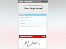 Forms On Fire Software - Customize with your branding. Capture signatures right on the screen.