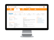 citrusHR Software - Store all employee information and data within the secure citrusHR employee database