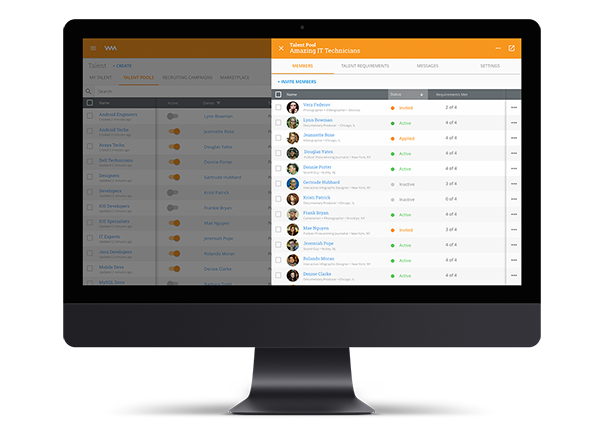 WorkMarket Software - WorkMarket talent pool