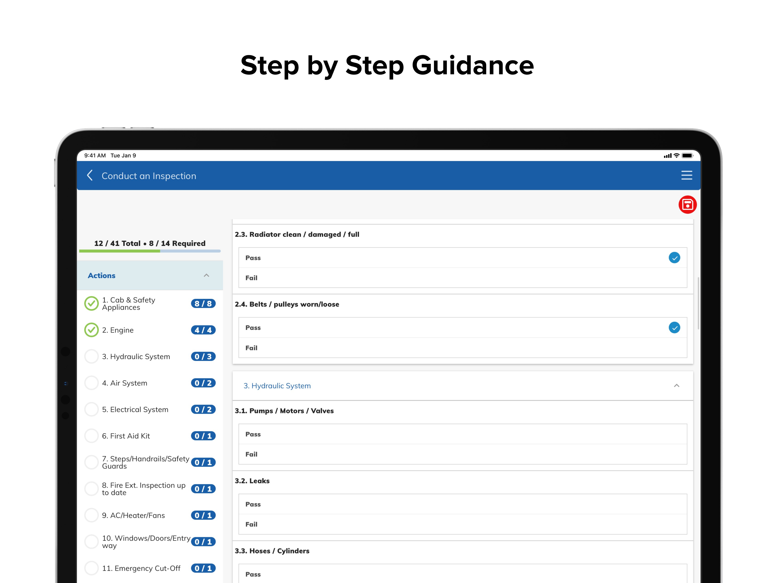 EZMaxMobile Step by Step Guidance