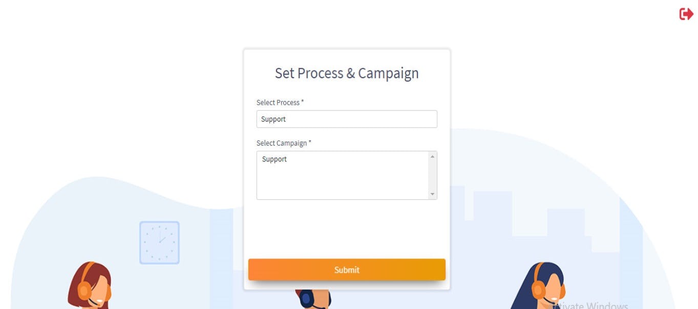 SanCCS Software - Process and campaign selection