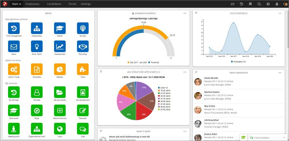 rexx systems Software - rexx systems - Dashboard