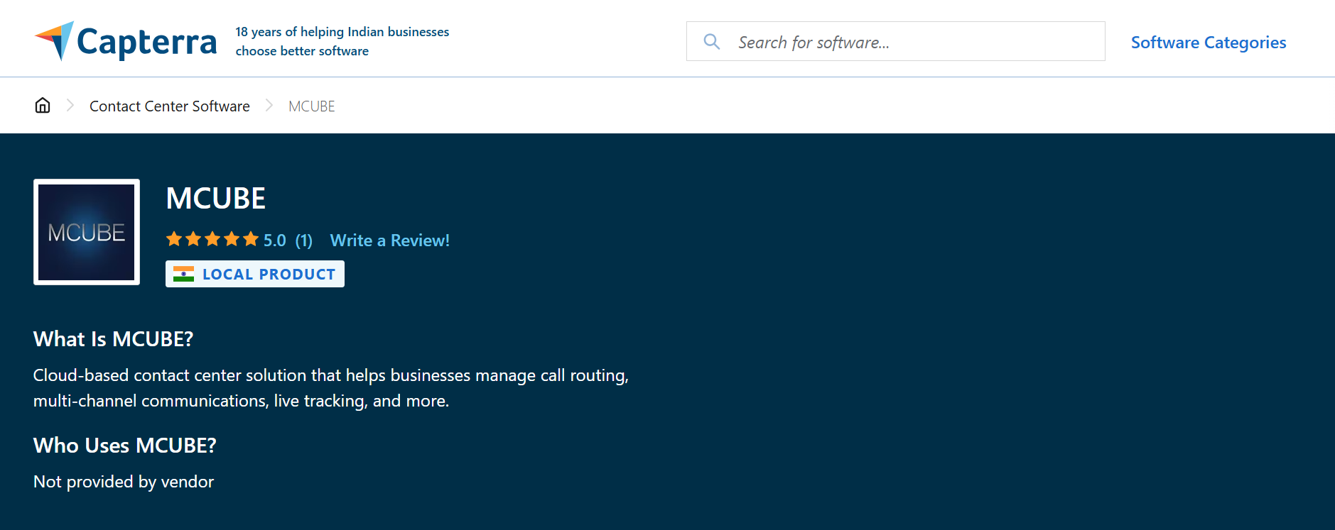 MCUBE Pricing, Reviews & Features - Capterra New Zealand 2025