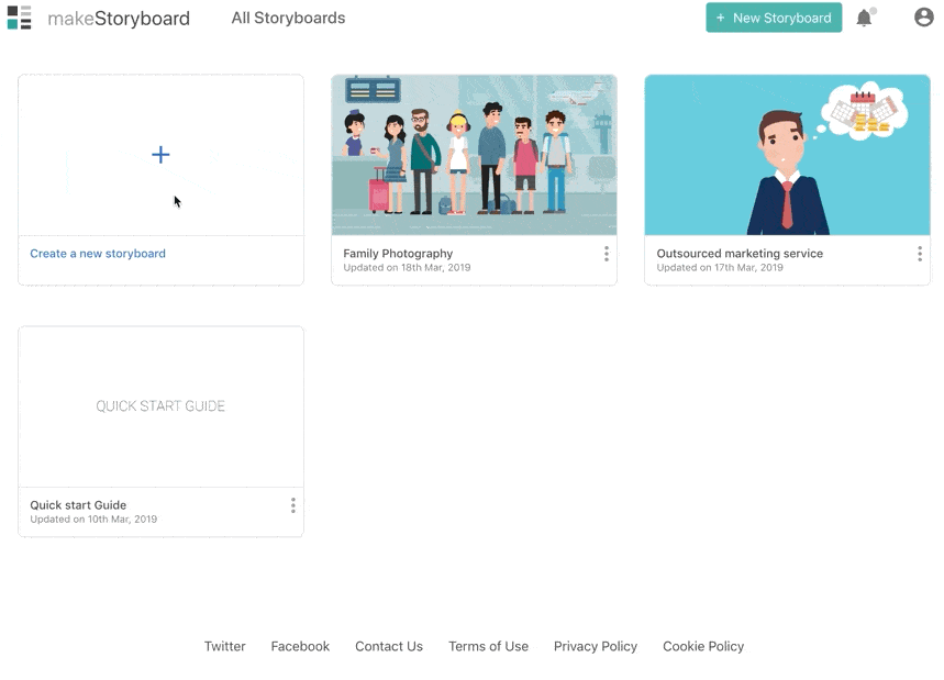 MakeStoryBoard Software - 3
