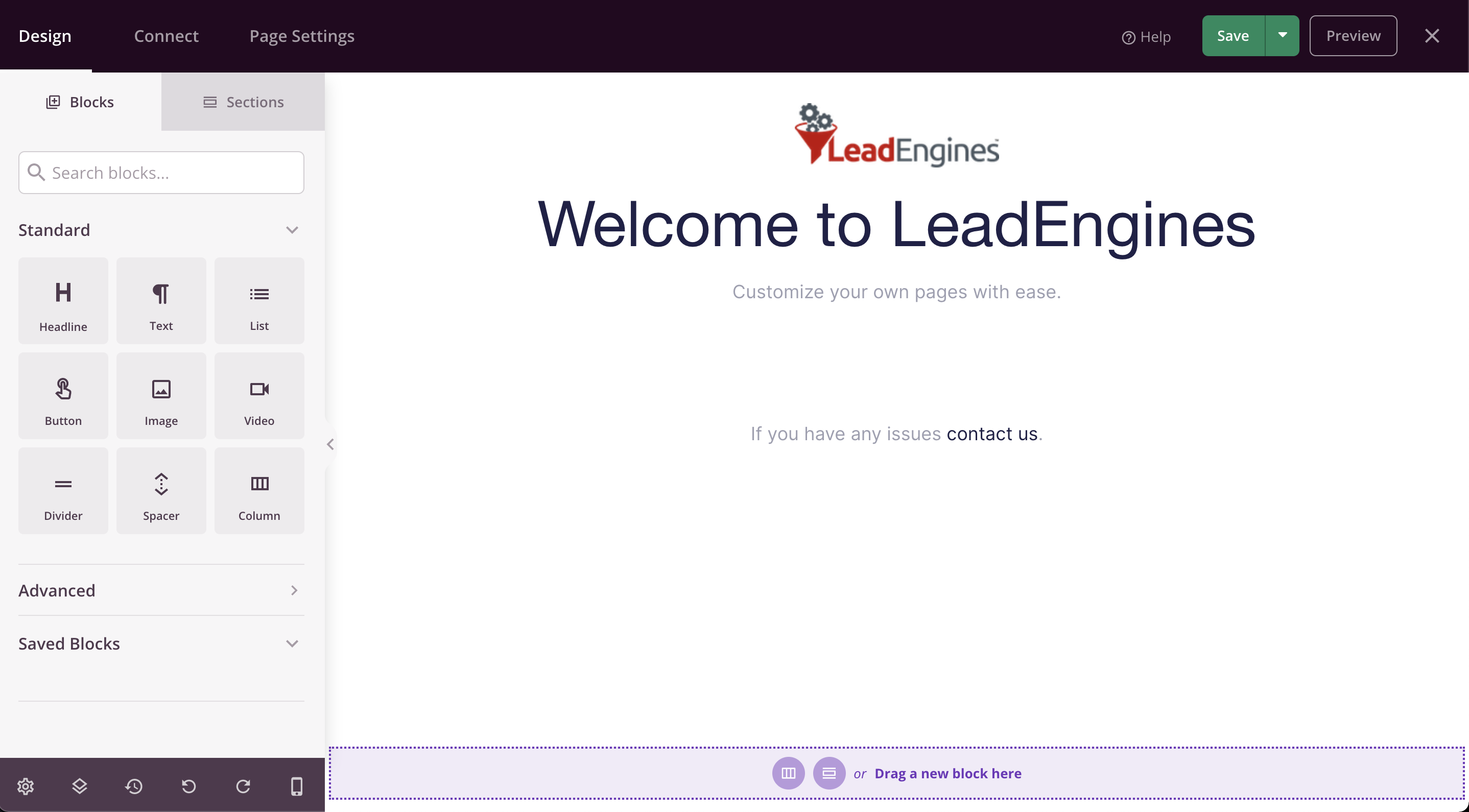 LeadEngines - Landing Page Builder