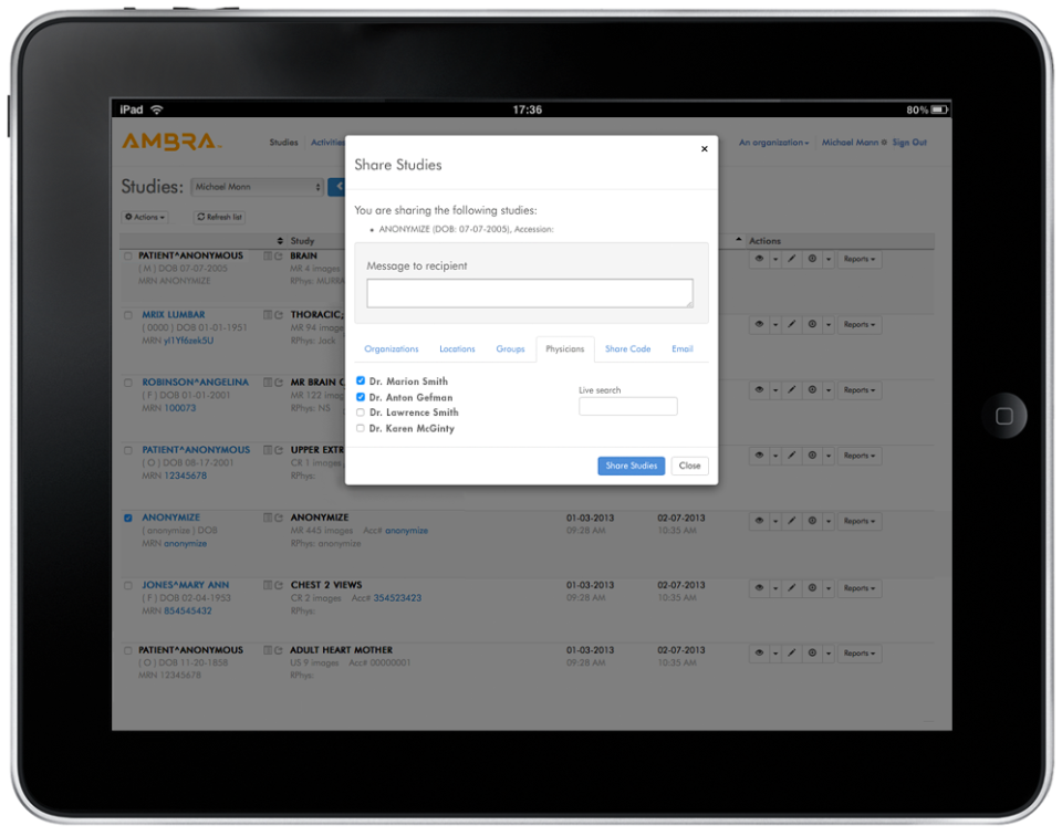 Ambra Health Software - 5