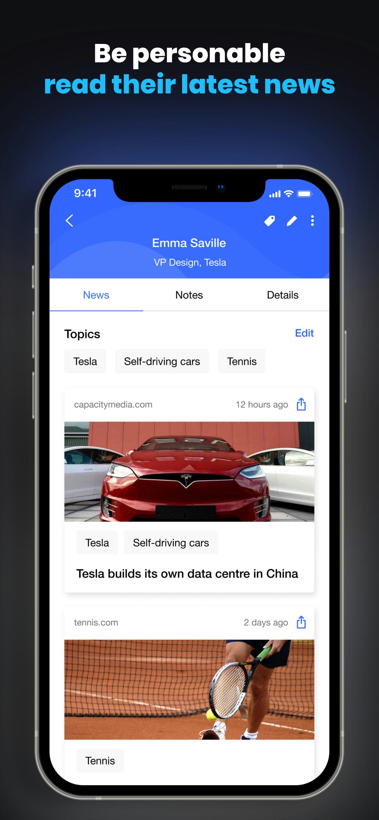 Covve App Software - 5
