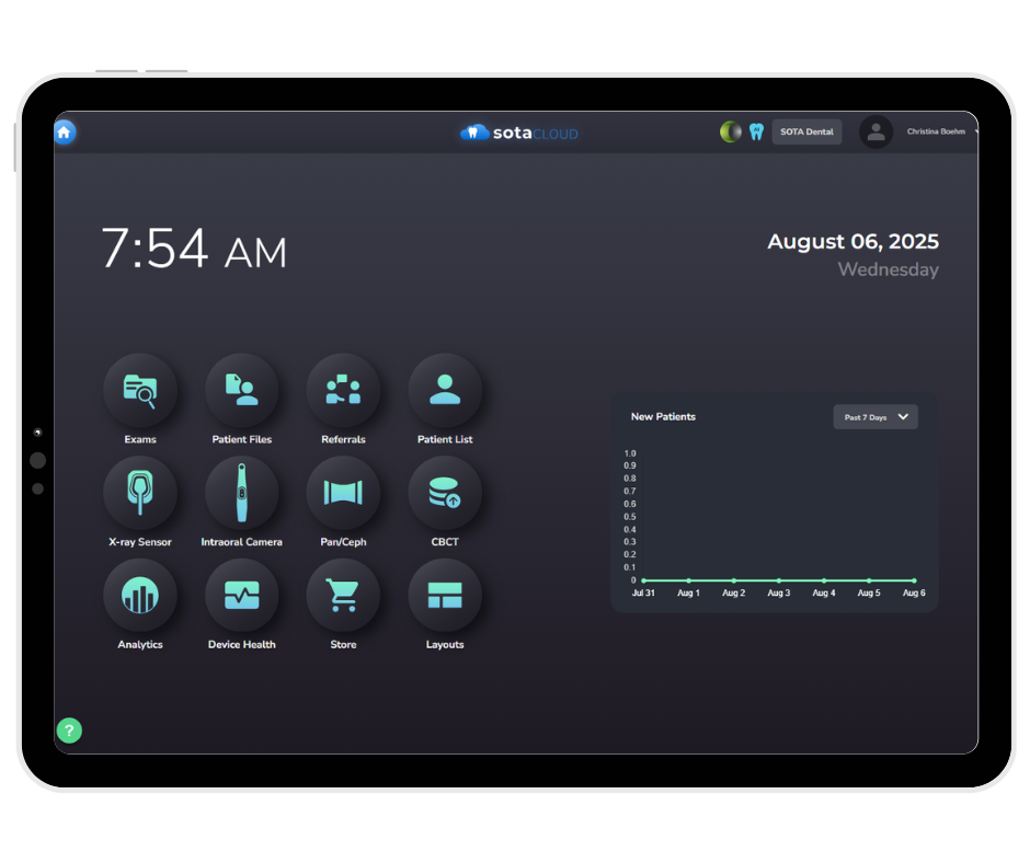 SOTA Cloud screenshot: SOTA Cloud Dashboard - Capture, view, and edit images from any location—no installs, no VPNs, no on-prem servers. Just log in from a browser and go.
