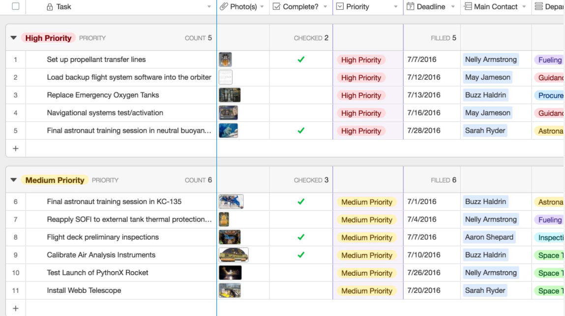 airtable app view .csv