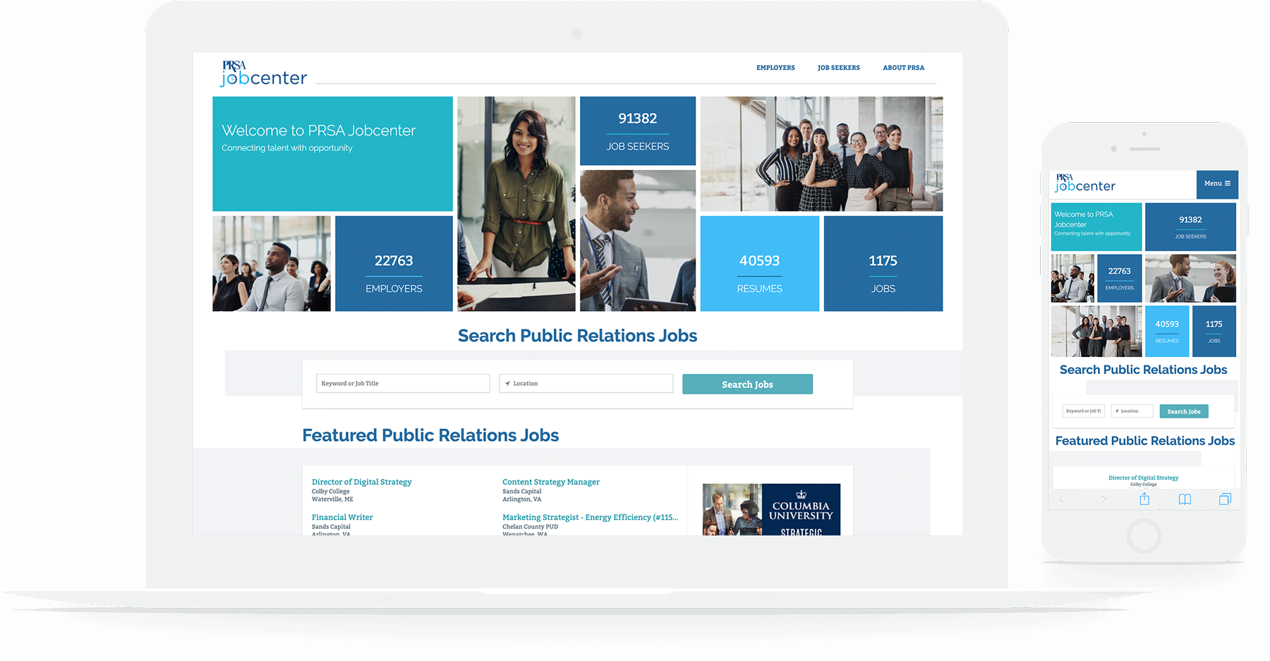 YM Careers screenshot: YM Careers job board software