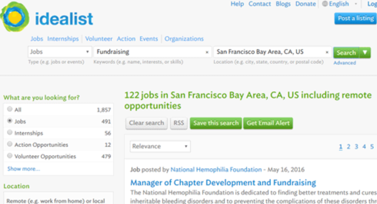 Idealist Software - Idealist job search
