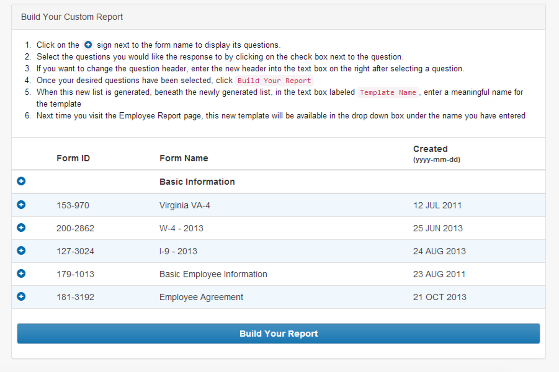 321Forms Software - Custom reports can be created for any information collected through 321Forms