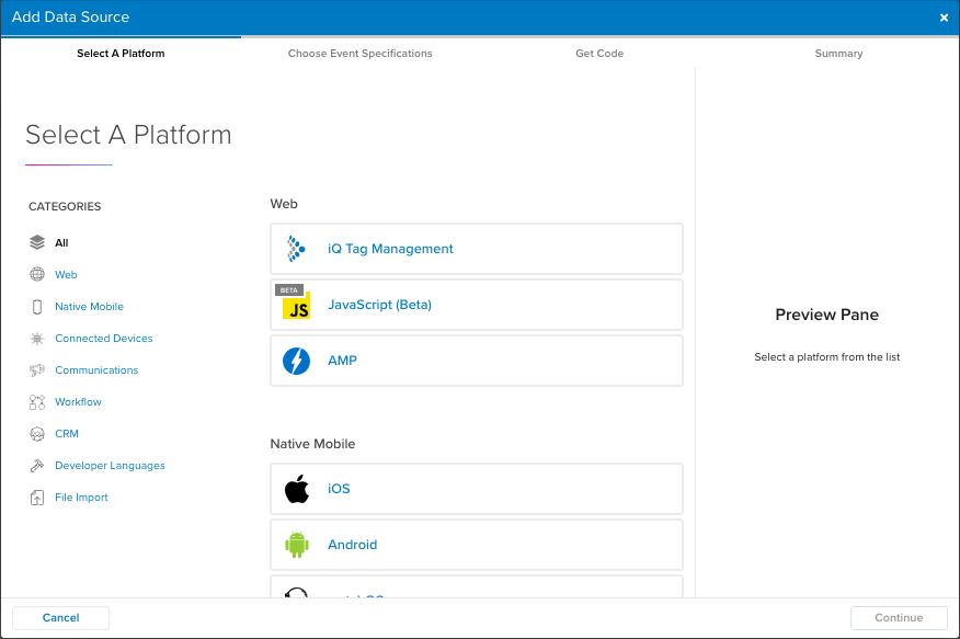 Tealium Customer Data Hub Software - Data Sources