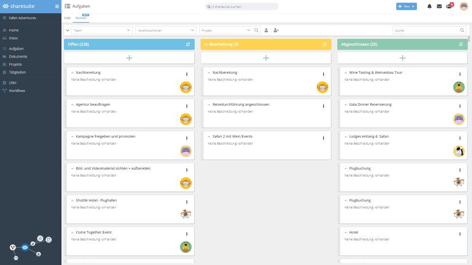 sharesuite Software - Keep your daily tasks in sight.