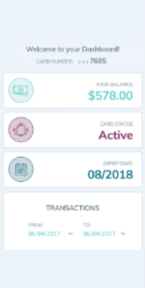 Berkeley Payment mobile interface