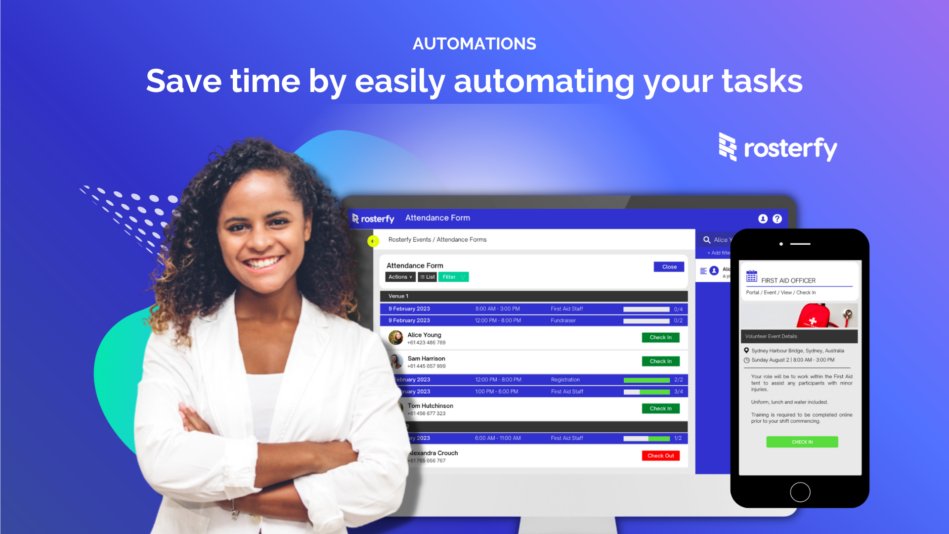 Rosterfy Software - Automations & Workflows