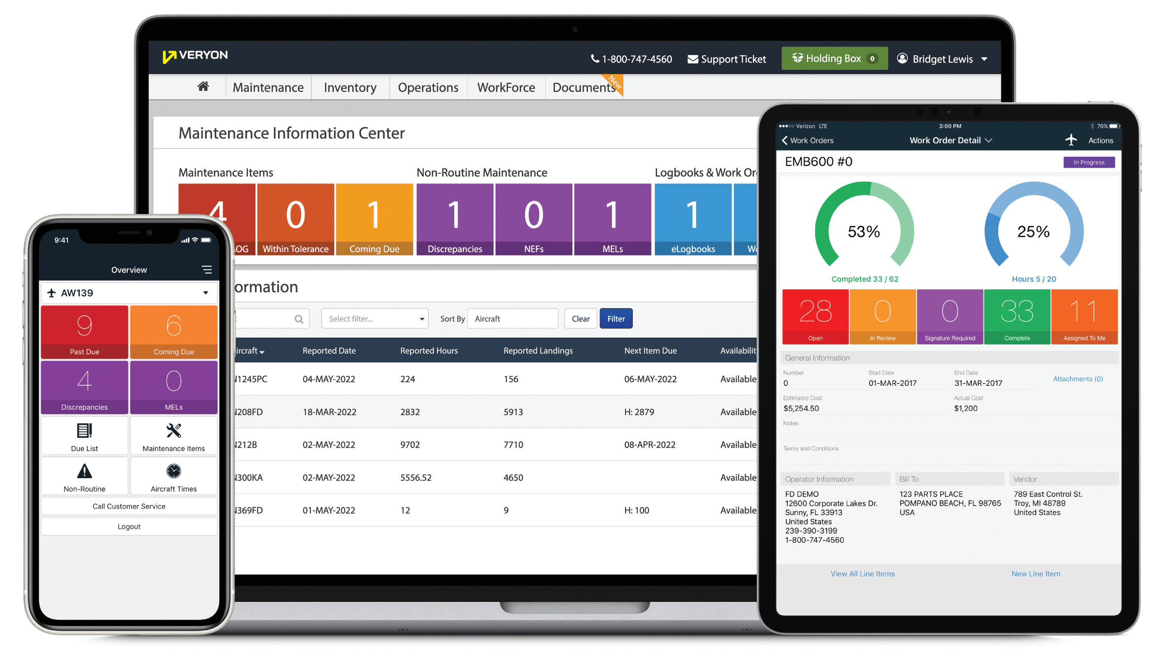 Veryon Tracking 소프트웨어 - 1