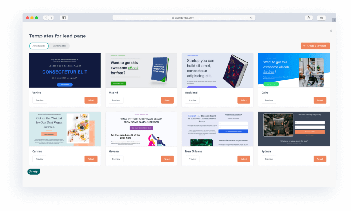 Ensure steady conversions with a collection of proven page templates optimised to perform in virtually any niche.-thumb