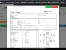 RAMP Software - RAMP  print job card