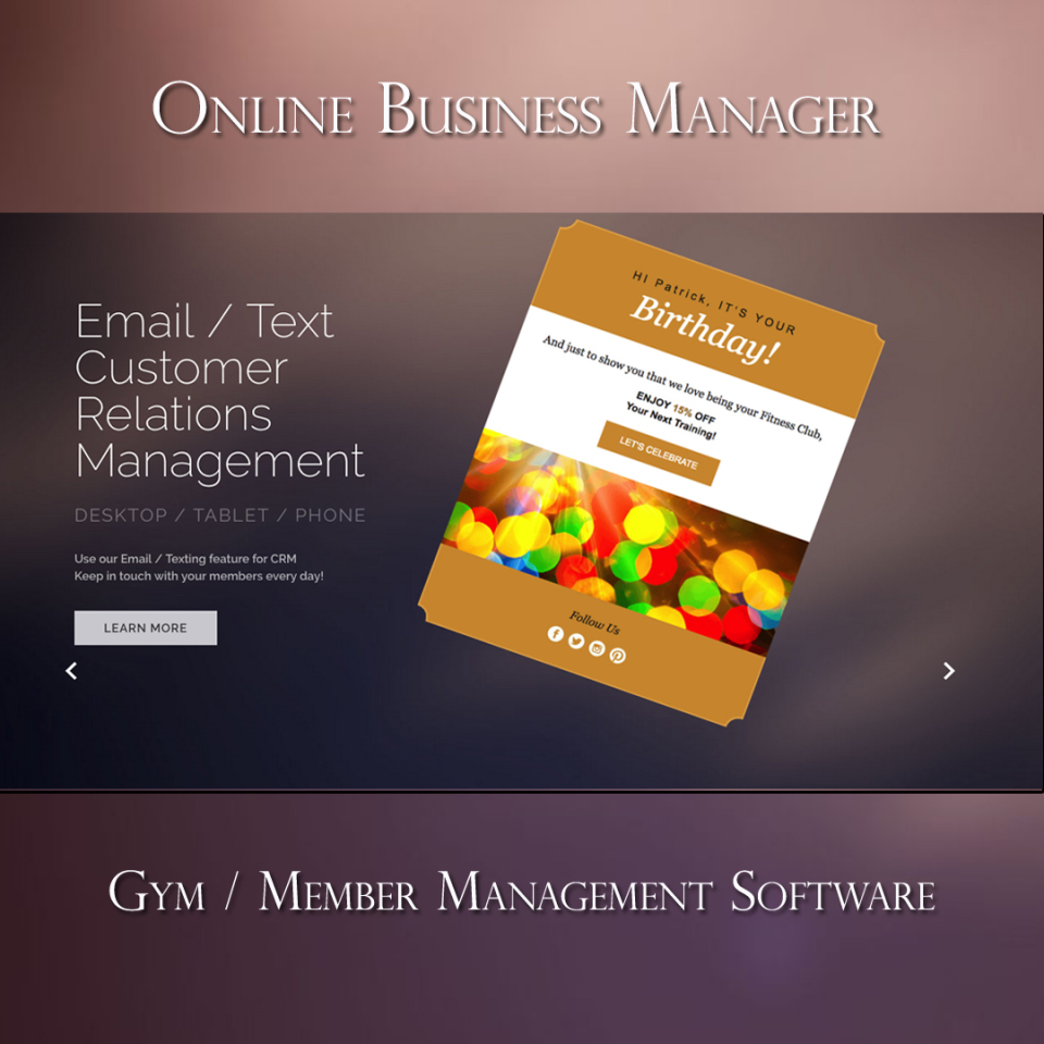 OBM Gym Management Software Software - 2